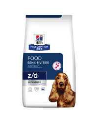 Hill's Prescription Diet Canine z/d ULTRA Allergen-Free food sensitivities alimento secco 10 Kg  offerta prezzo al kg / € 7,49